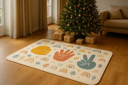 Un tapis Chifoumi au pied du sapin : la surprise qui émerveille petits et grands