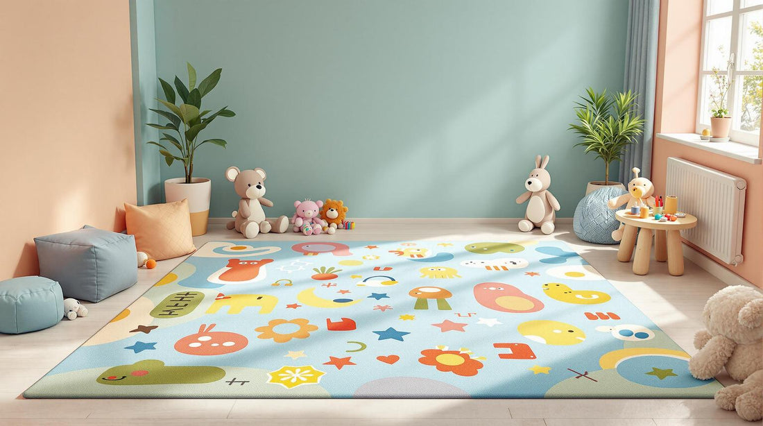 un tapis de jeu pour décorer une chambre