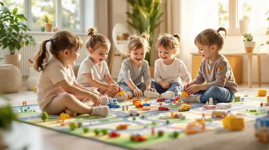 Comment les Tapis de Jeu Stimulent les Compétences Sociales