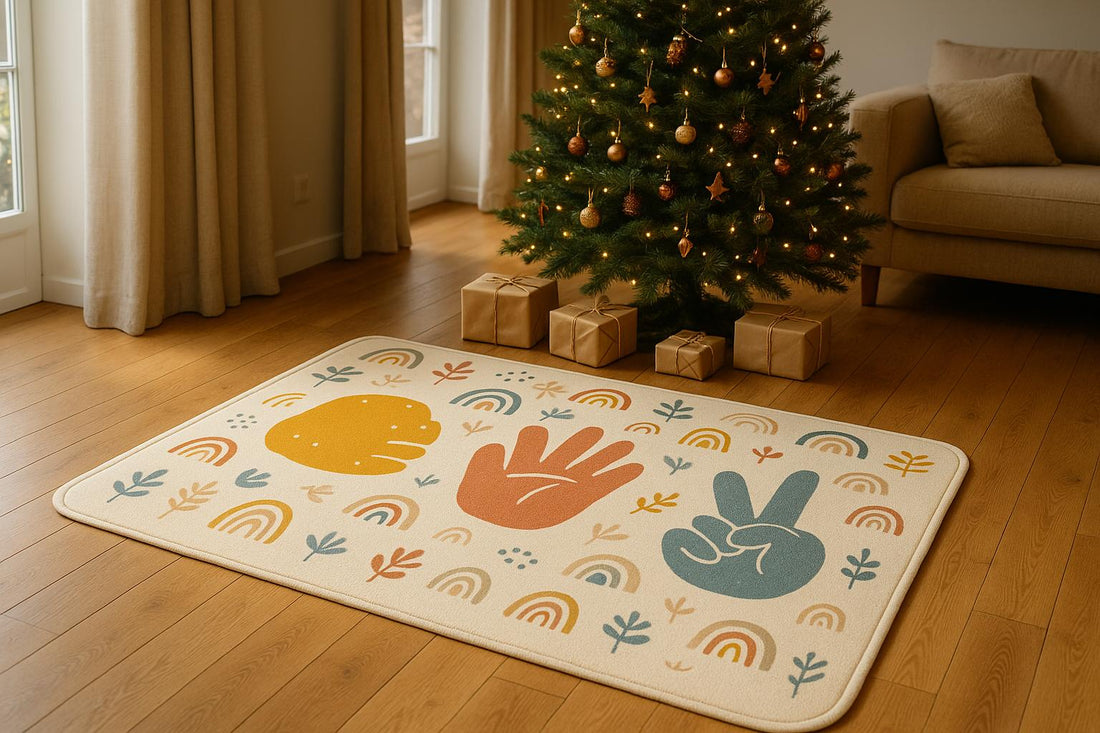 Un tapis Chifoumi au pied du sapin : la surprise qui émerveille petits et grands