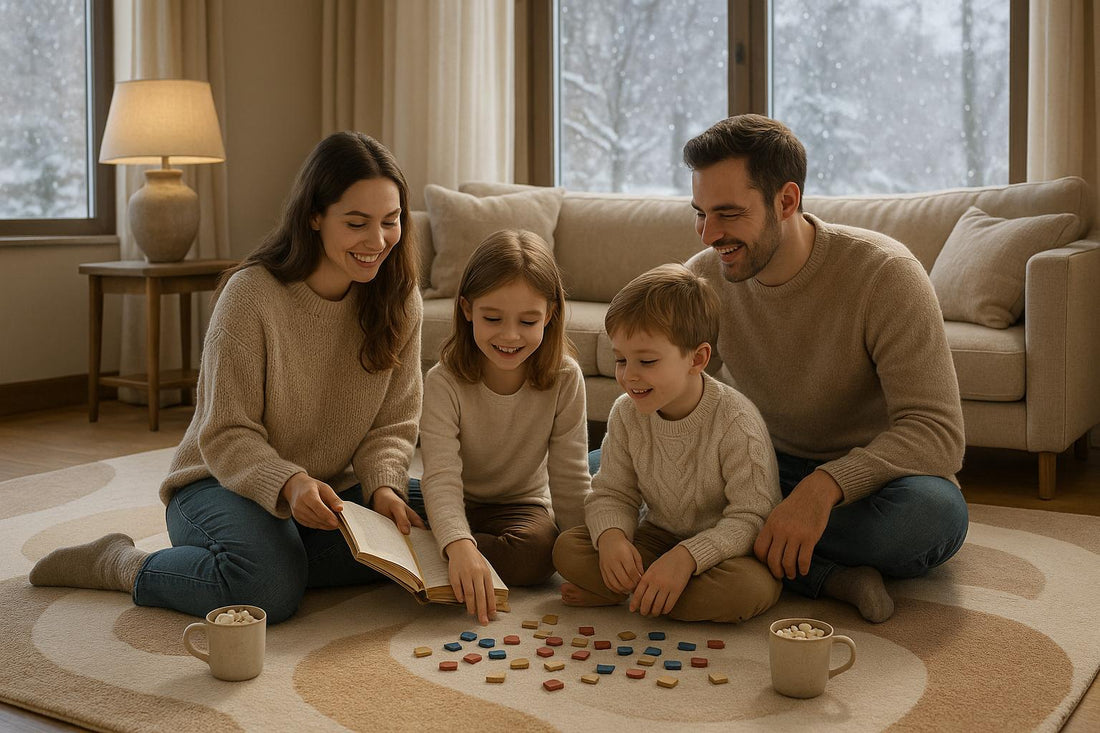 Les tapis Chifoumi, alliés parfaits des après-midis d’hiver en famille