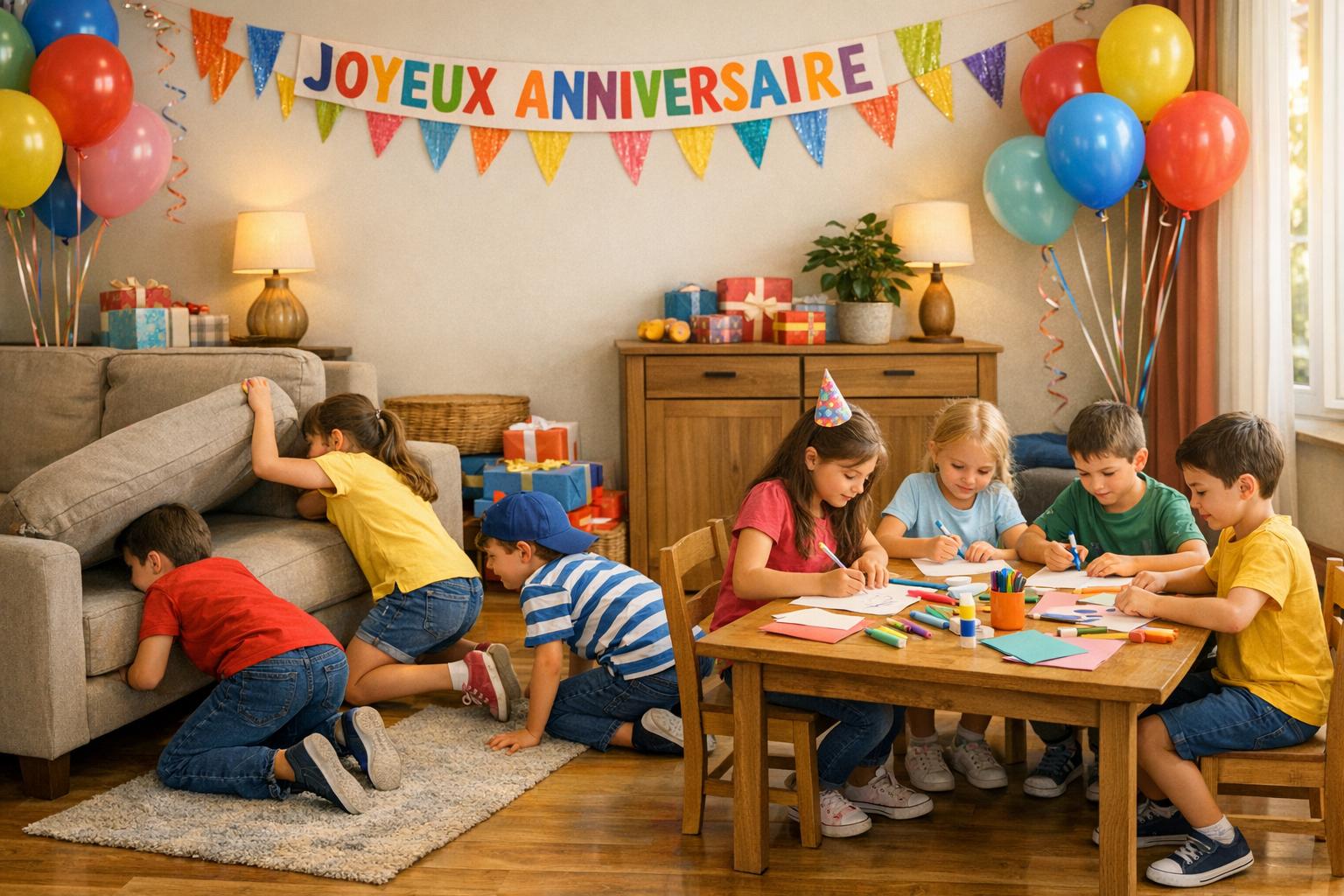 jeux anniversaire 7 ans intérieur