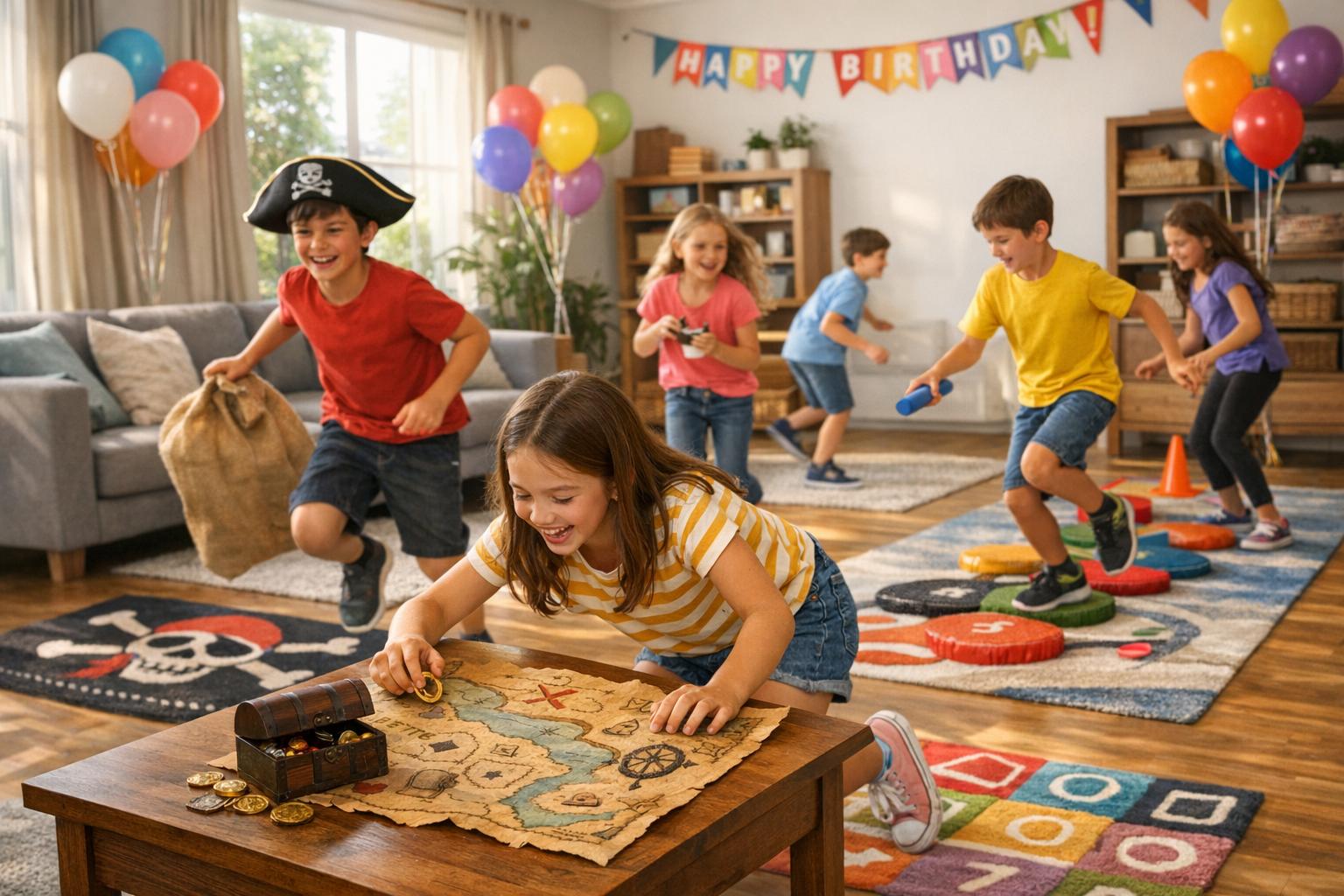 jeux anniversaire 10 ans intérieur