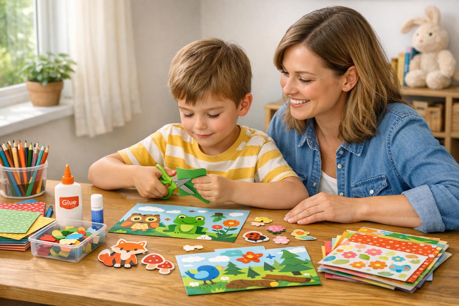 kit decoupage et activités enfant