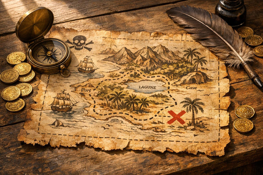 carte au trésor pirate