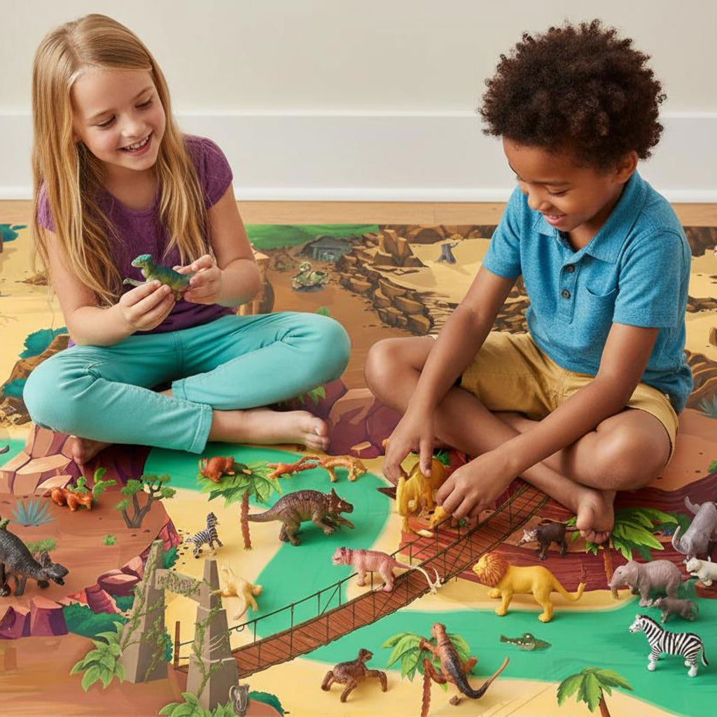 Tapis de jeu pour enfant “Adventureland” - 150x100cm