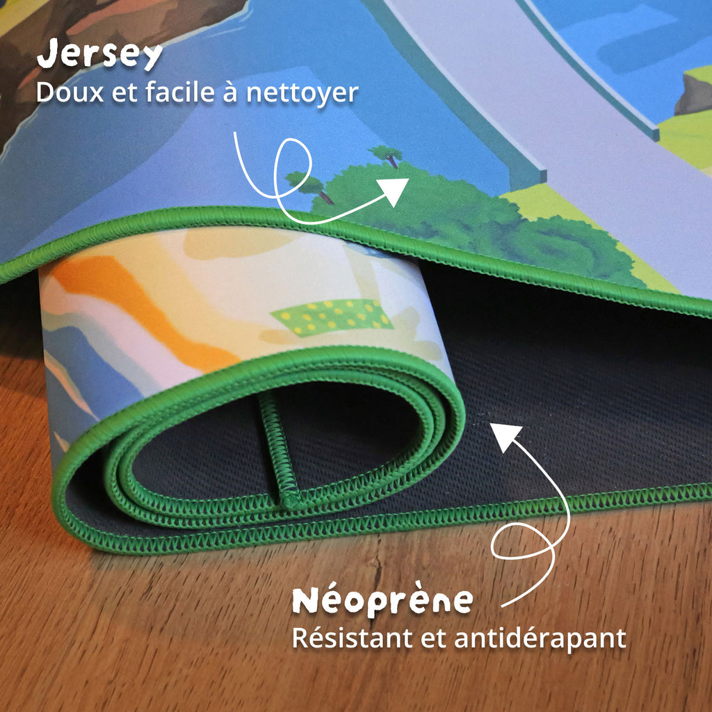 Tapis de jeu pour enfant "Hill Valley" - 150x100cm