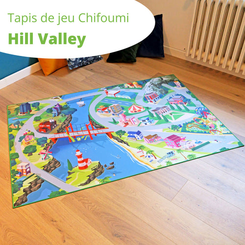 Tapis de jeu pour enfant "Hill Valley" - 150x100cm