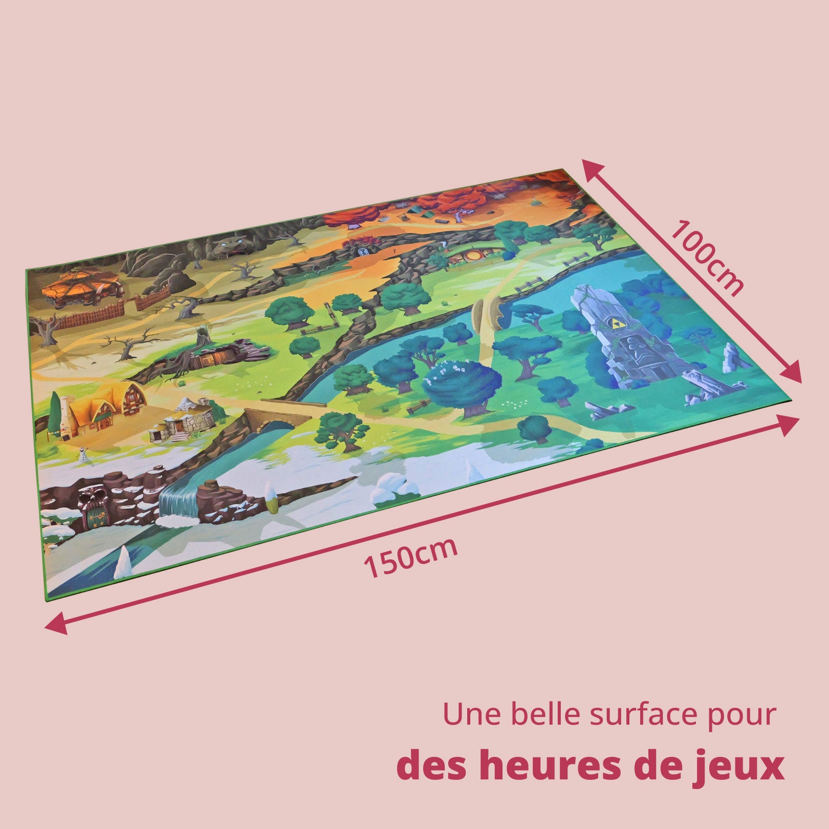 Tapis de jeu pour enfant “Middle plains” - 150x100cm