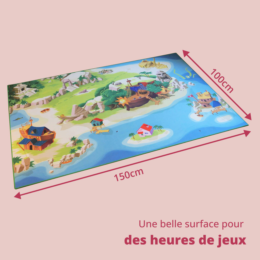 Tapis de jeu pour enfant “Tortuga Bay” - 150x100cm