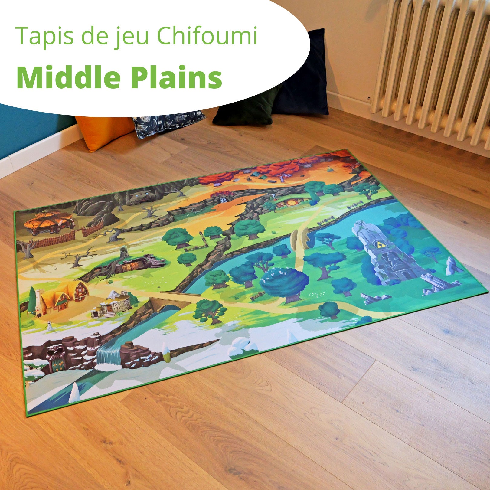 Tapis de jeu pour enfant “Middle plains” - 150x100cm
