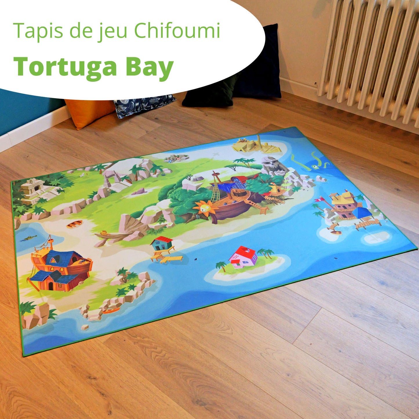 Tapis de jeu pour enfant “Tortuga Bay” - 150x100cm