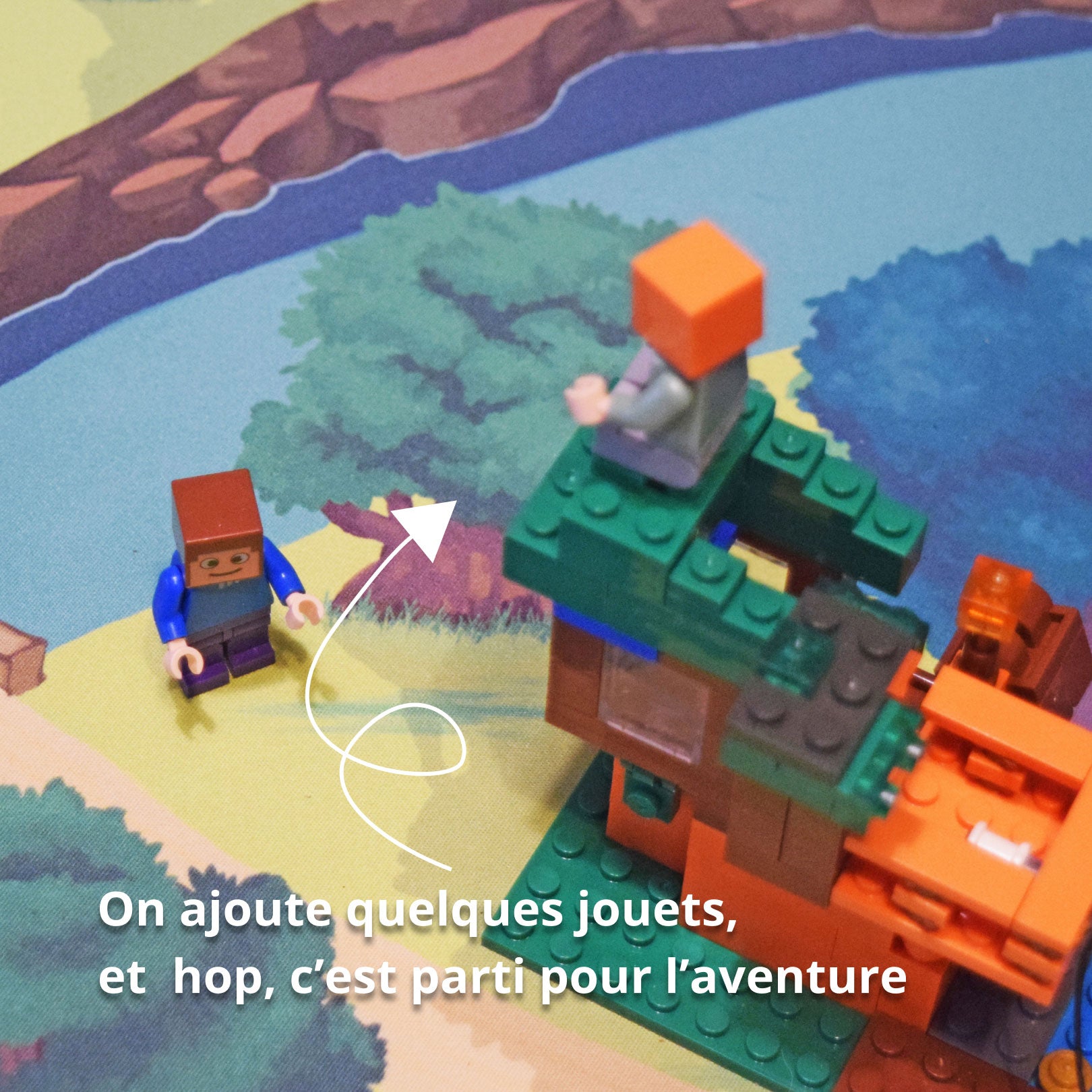 Tapis de jeu pour enfant “Middle plains” - 150x100cm