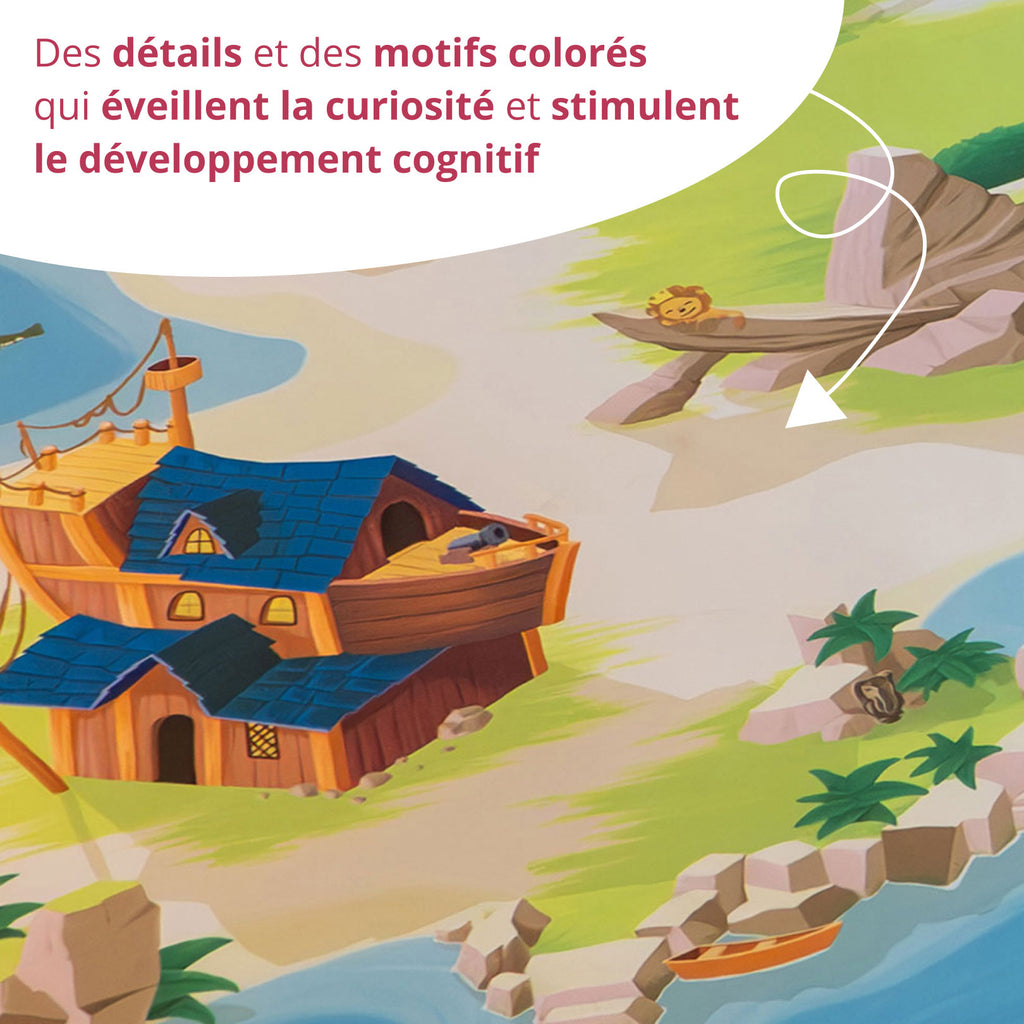Tapis de jeu pour enfant “Tortuga Bay” - 150x100cm