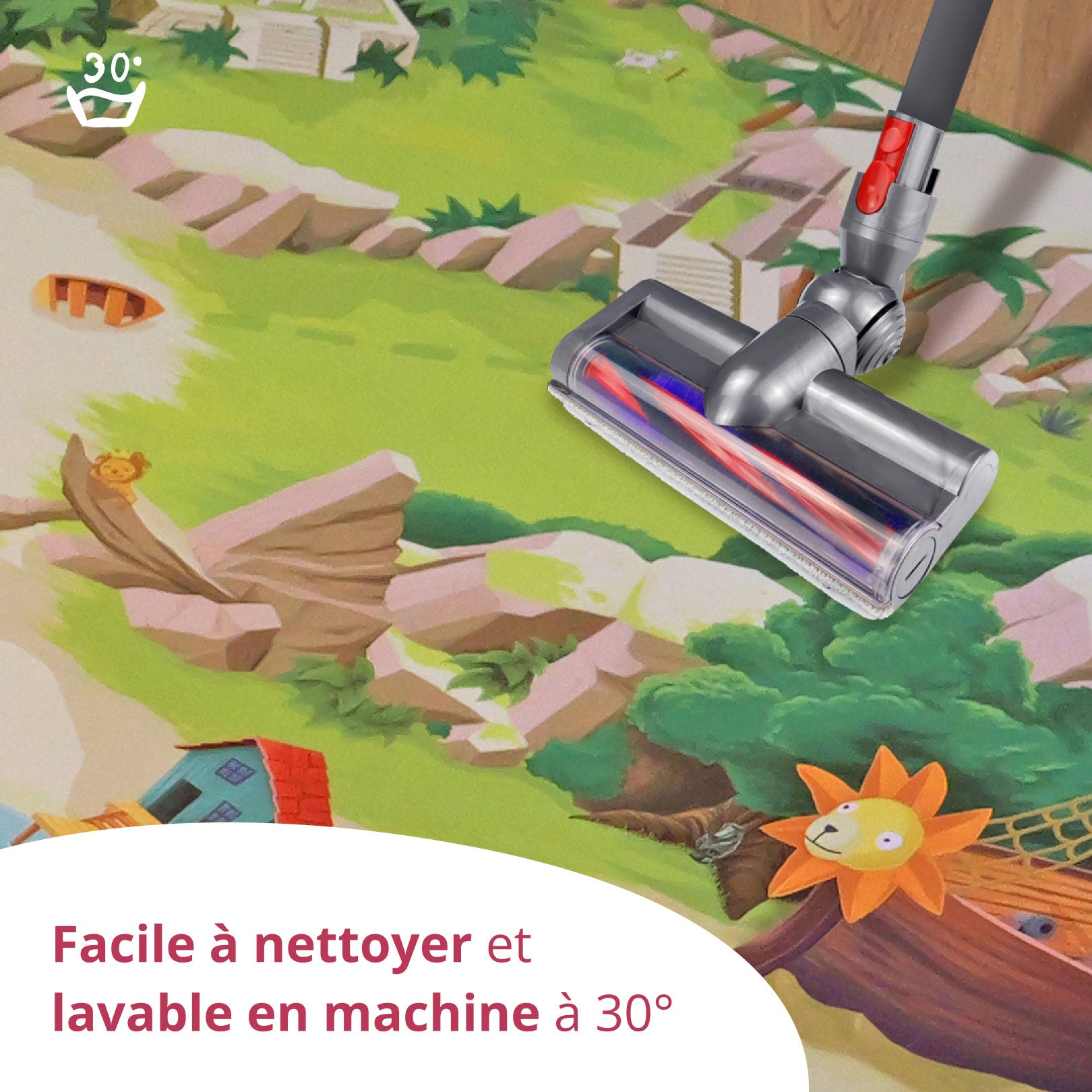 Tapis de jeu pour enfant “Tortuga Bay” - 150x100cm