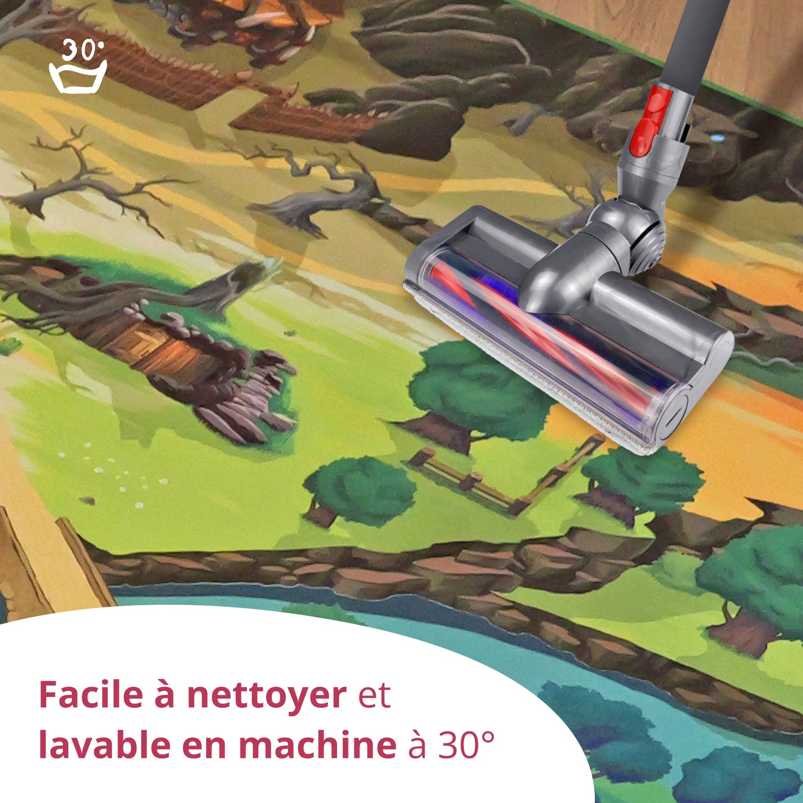 Tapis de jeu pour enfant “Middle plains” - 150x100cm