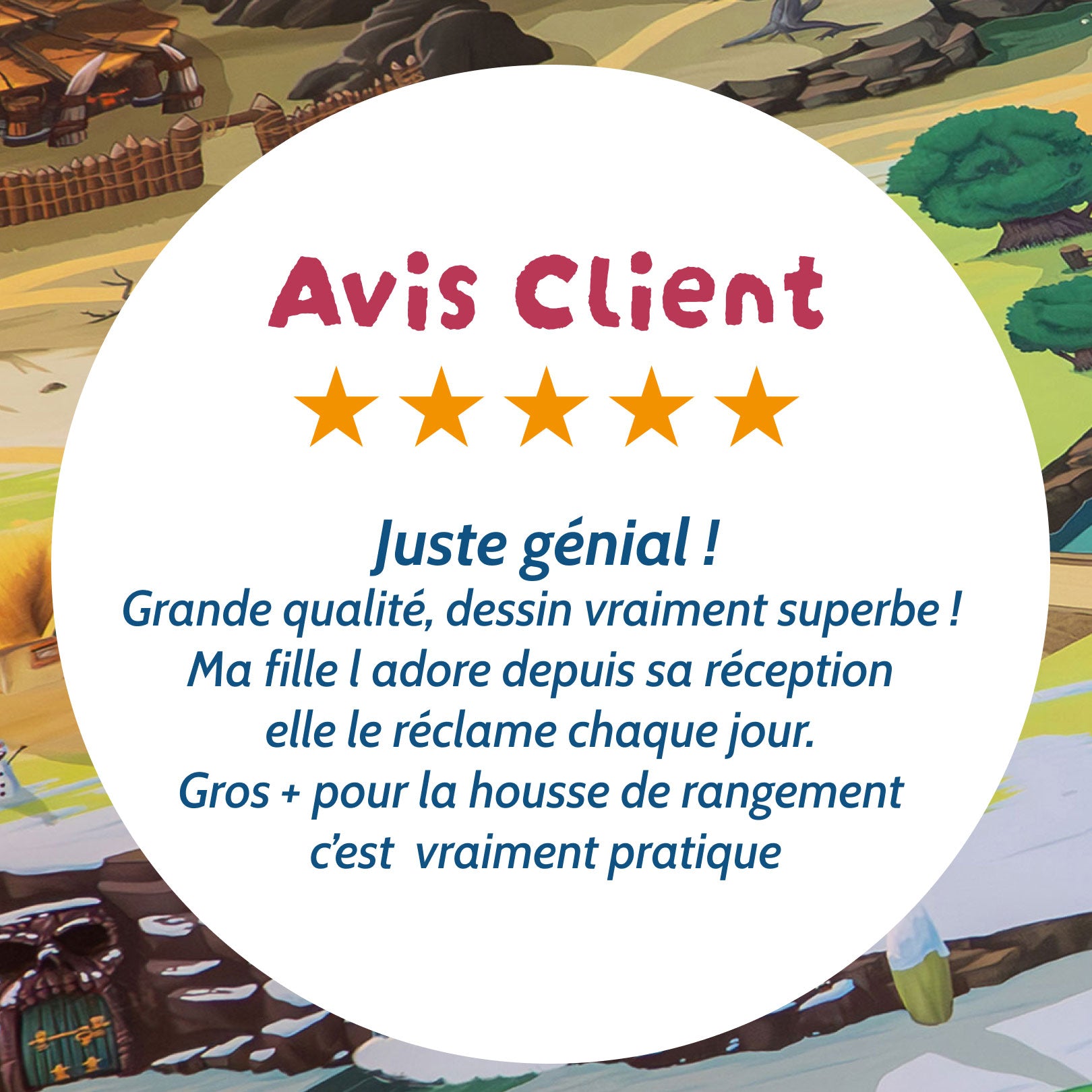 Tapis de jeu pour enfant “Middle plains” - 150x100cm