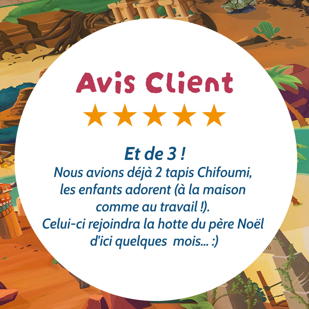 Tapis de jeu pour enfant “Adventureland” - 150x100cm