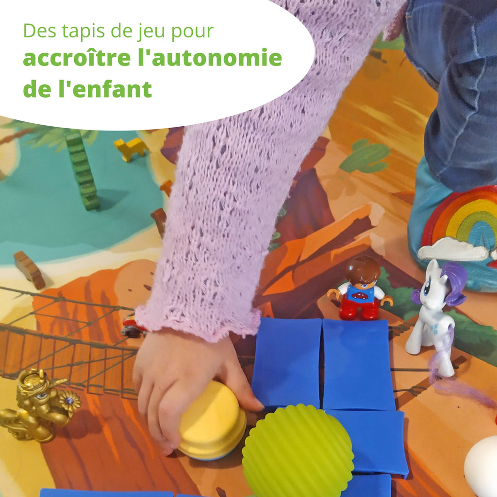 Tapis de jeu pour enfant “Adventureland” - 150x100cm
