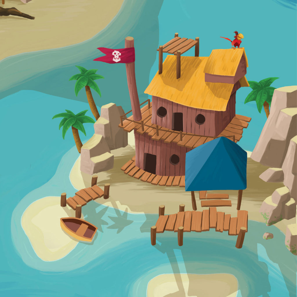 Tapis de jeu pour enfant “Tortuga Bay” - 150x100cm