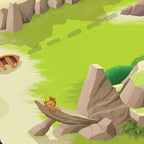 Tapis de jeu pour enfant “Tortuga Bay” - 150x100cm