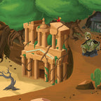 Tapis de jeu pour enfant “Adventureland” - 150x100cm