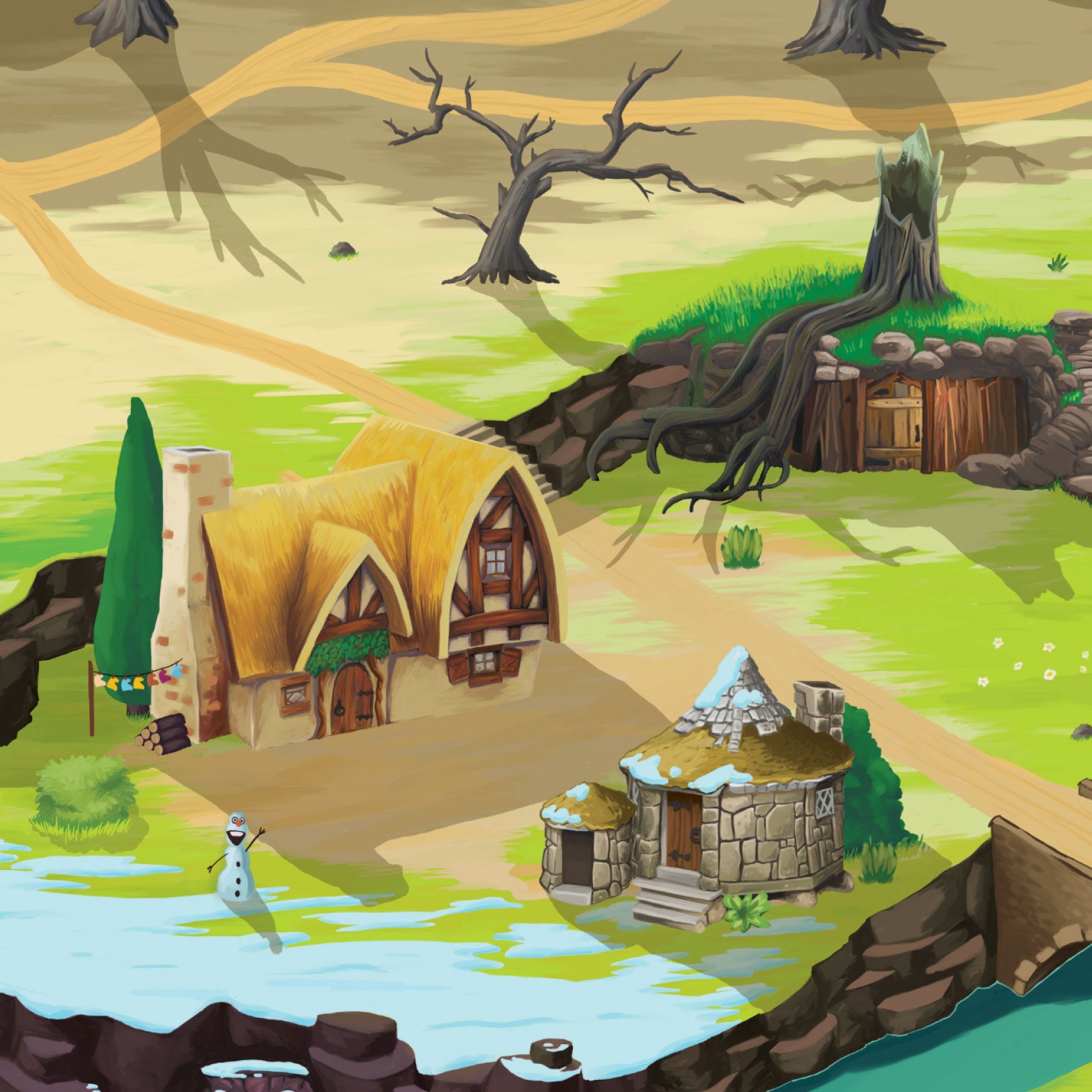 Tapis de jeu pour enfant “Middle plains” - 150x100cm