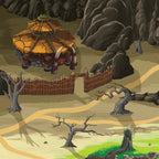 Tapis de jeu pour enfant “Middle plains” - 150x100cm