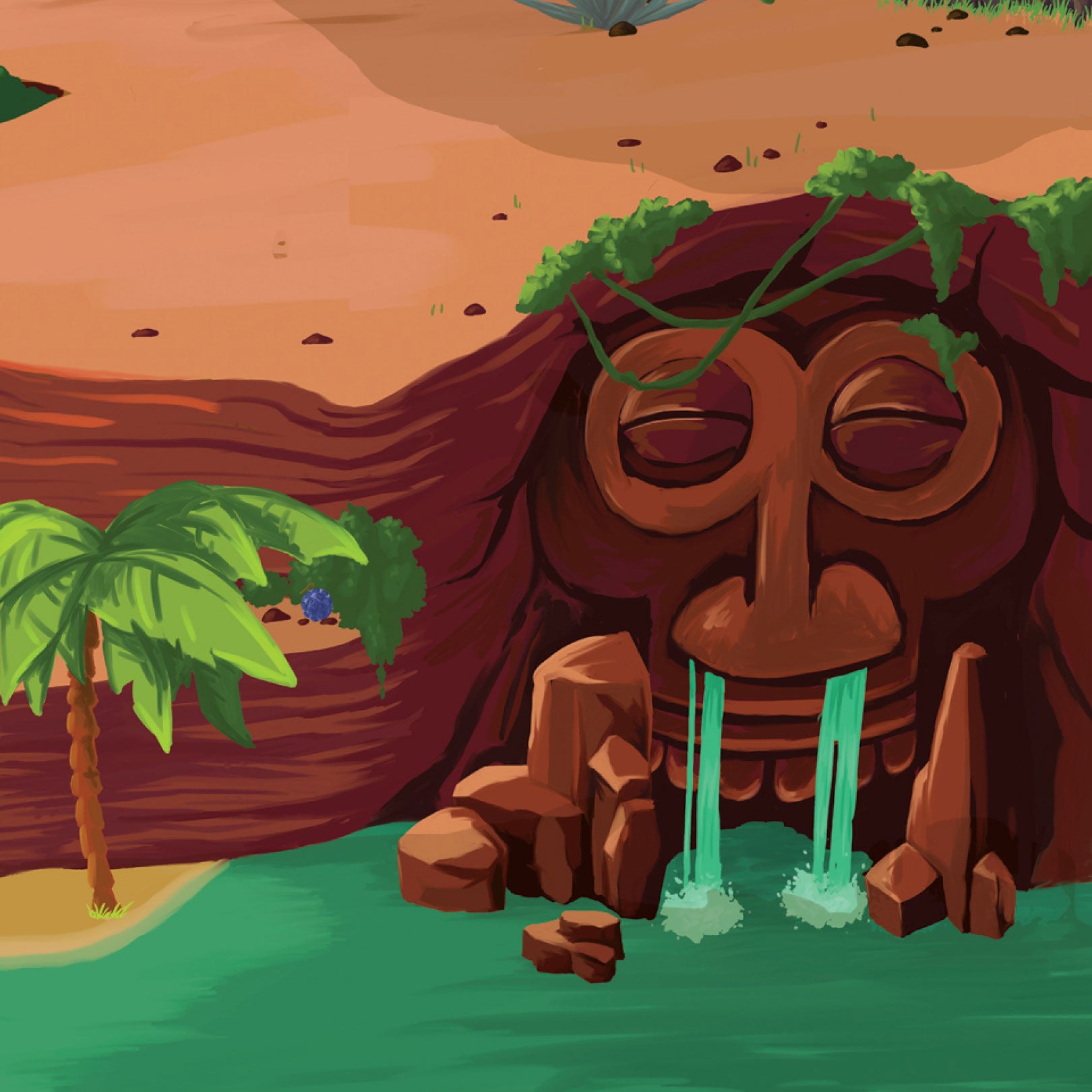 Tapis de jeu pour enfant “Adventureland” - 150x100cm