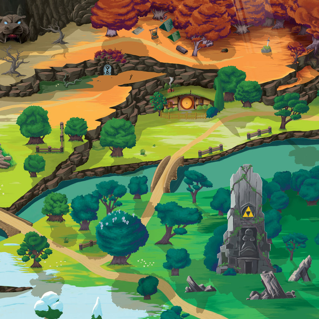 Tapis de jeu pour enfant “Middle plains” - 150x100cm