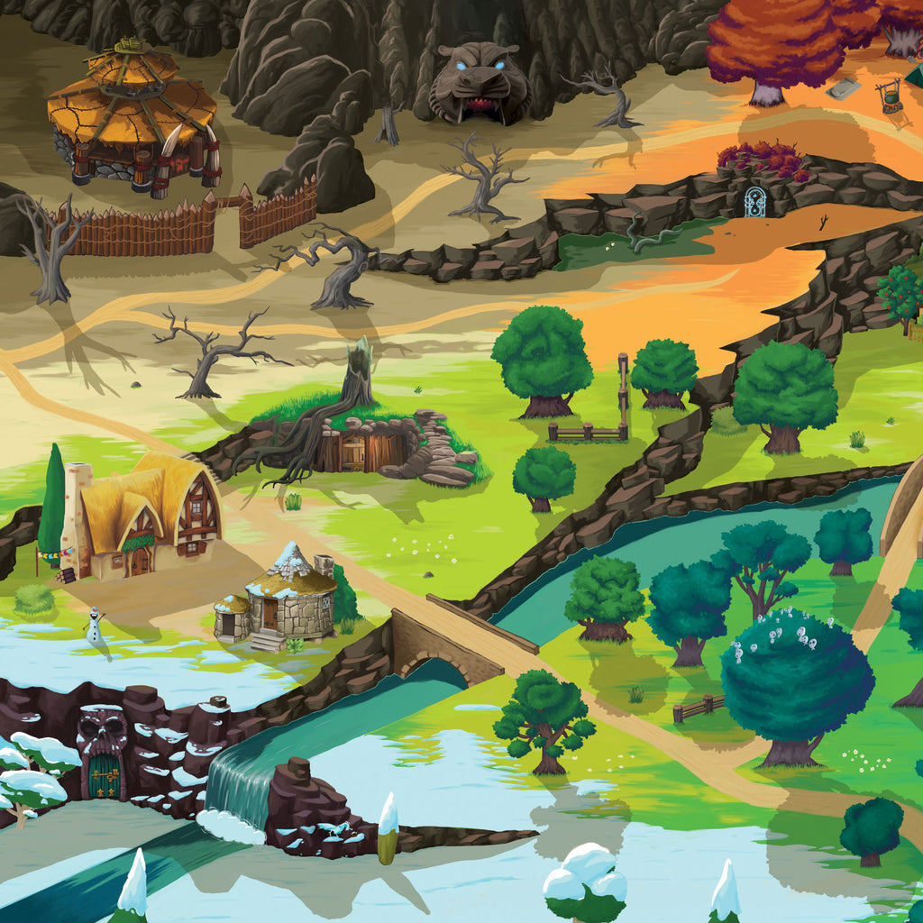 Tapis de jeu pour enfant “Middle plains” - 150x100cm