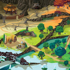 Tapis de jeu pour enfant “Middle plains” - 150x100cm