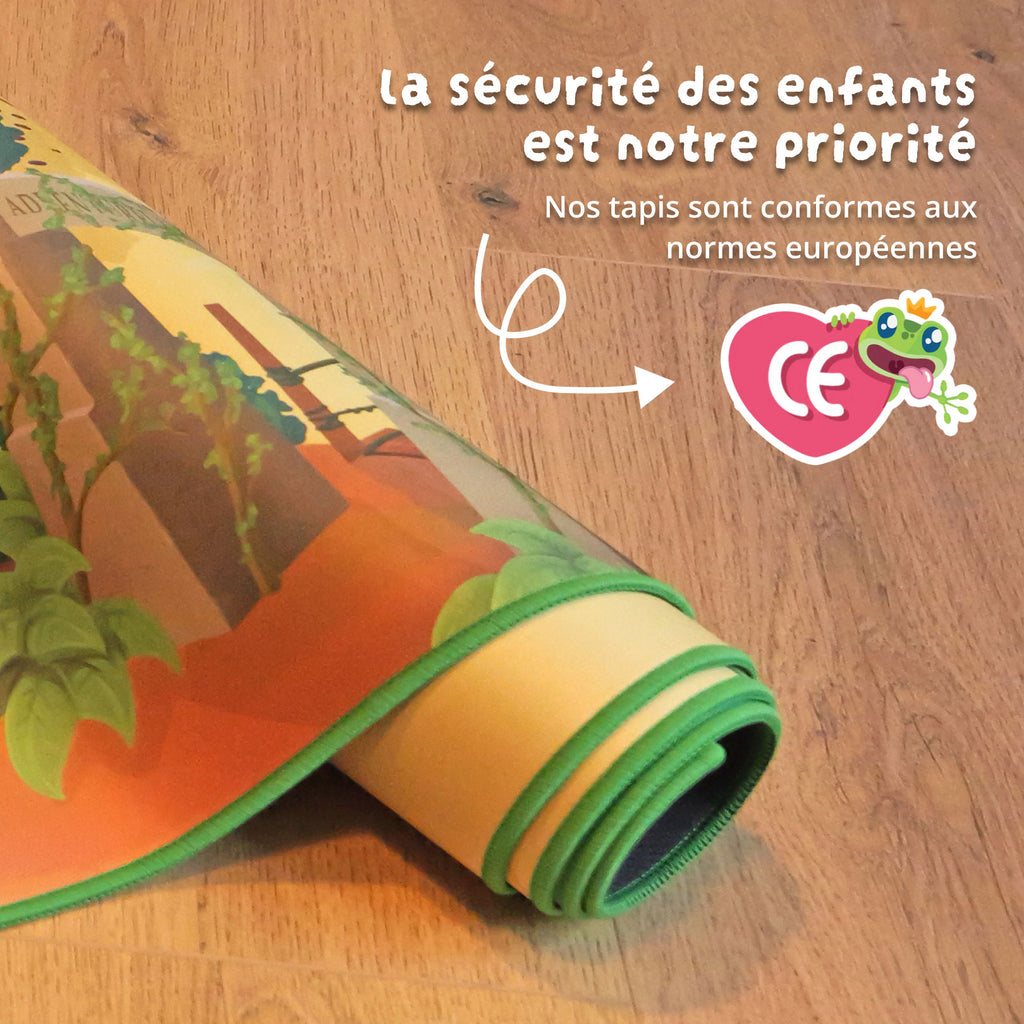 Tapis de jeu pour enfant “Adventureland” - 150x100cm