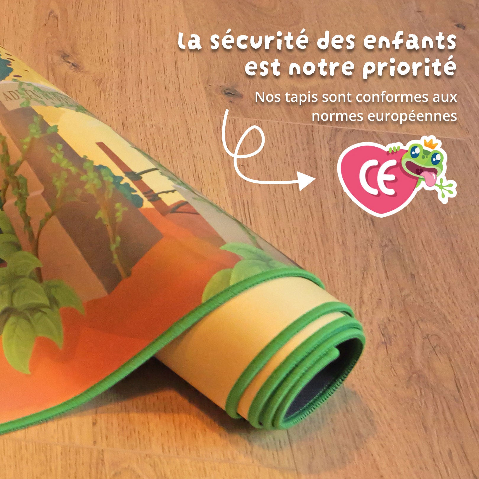Tapis de jeu pour enfant “Adventureland” - 150x100cm