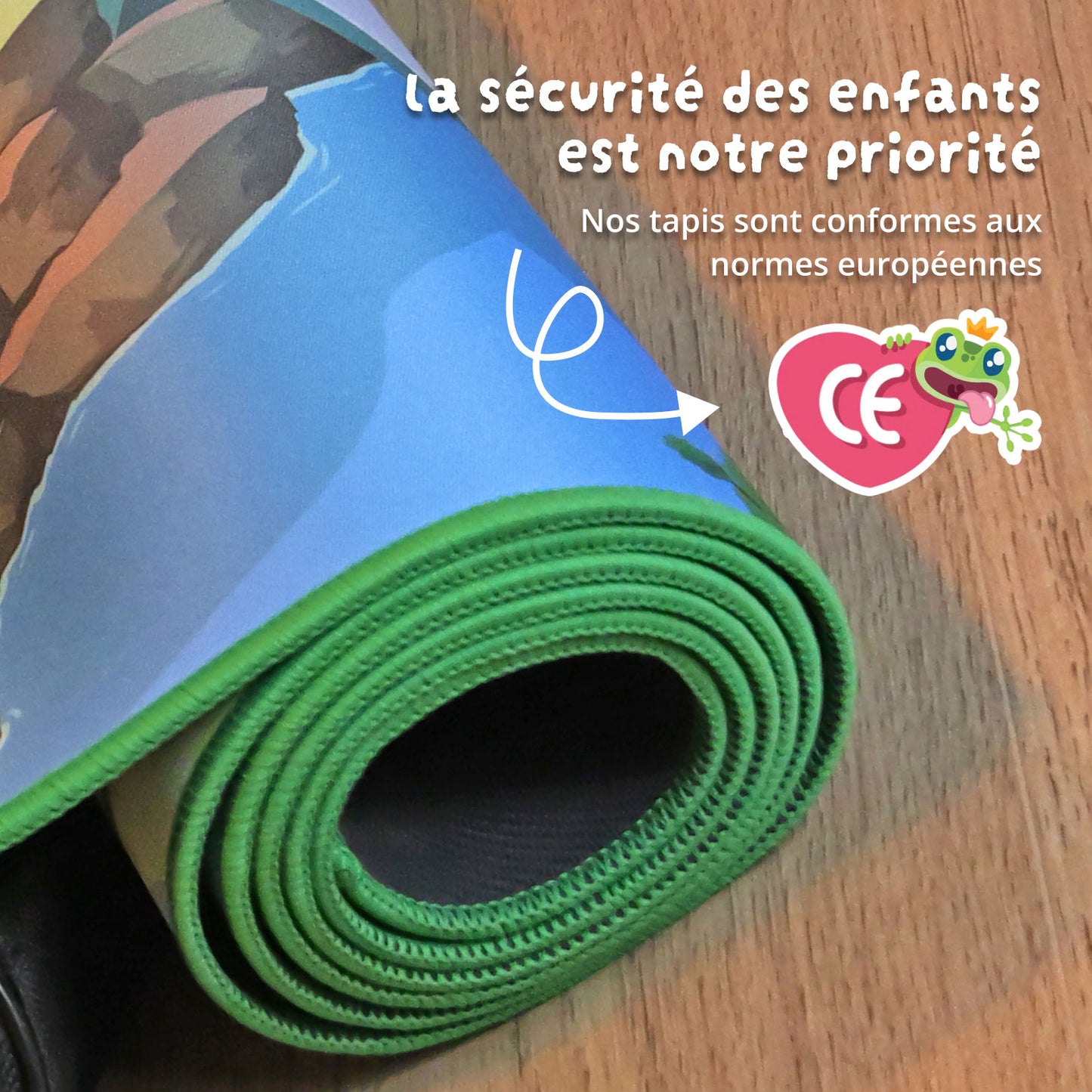 Tapis de jeu pour enfant "Hill Valley" - 150x100cm