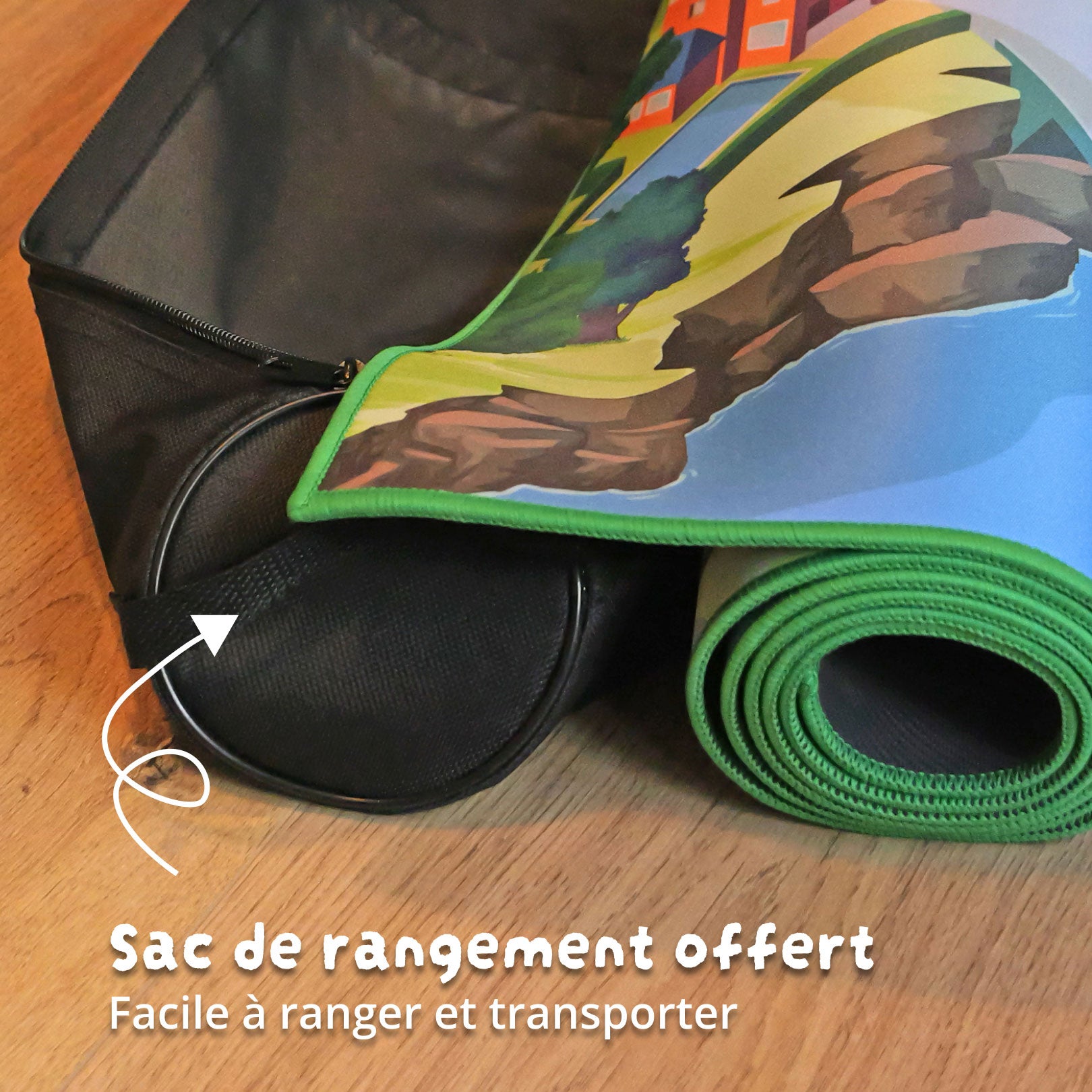 Tapis de jeu pour enfant "Hill Valley" - 150x100cm